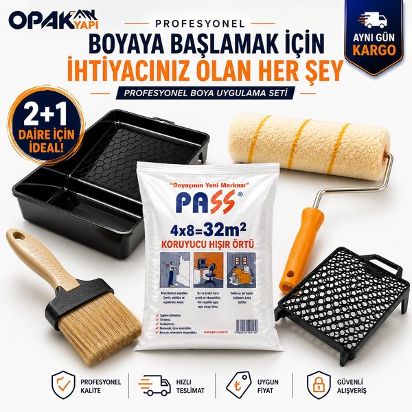 Dekor Boya Fırçası, Boya Rulosu