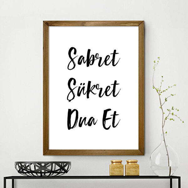 Vetro Design Çerçeveli Tablo