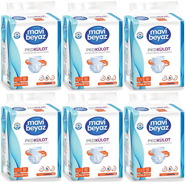 Mavi Beyaz Yetişkin Bezi