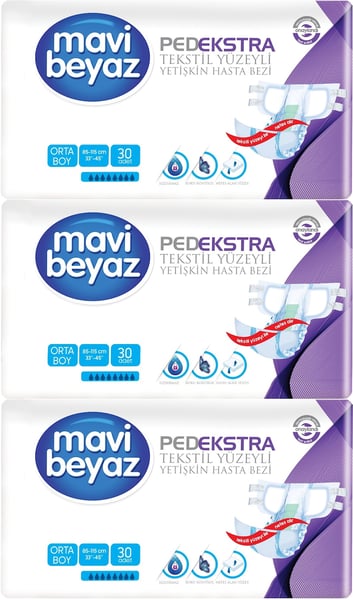 Mavi Beyaz Yetişkin Bezi