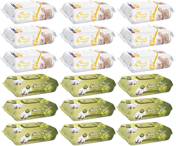 Sleepy Islak Mendil, Havlu