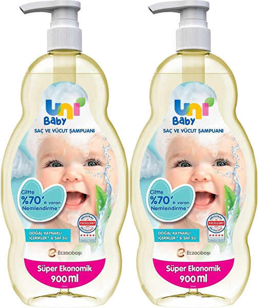Uni Baby Bebek Saç, Vücut Şampuanı