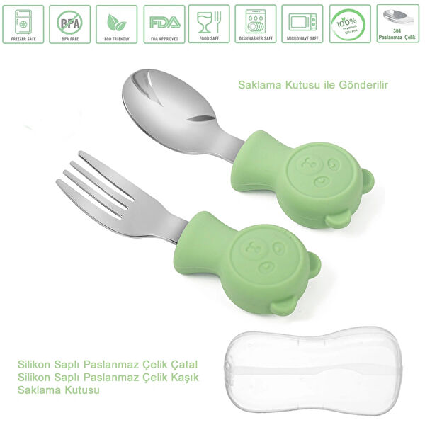 jojobebek Mama Tabağı, Kaşığı