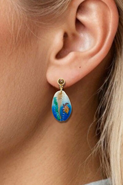 Pozitif Doğal Taş Küpe