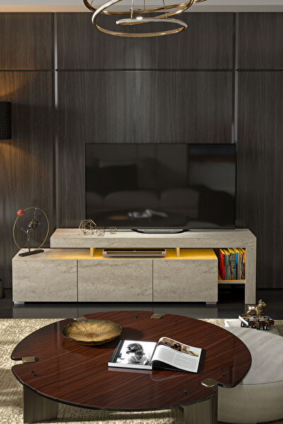 Platin Reyon TV Sehpası, Ünitesi