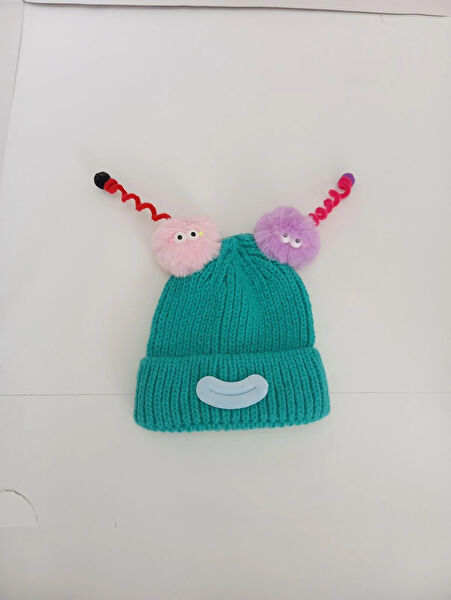 Buğlem Aksesuar Bebek Şapka, Bere, Kulaklık