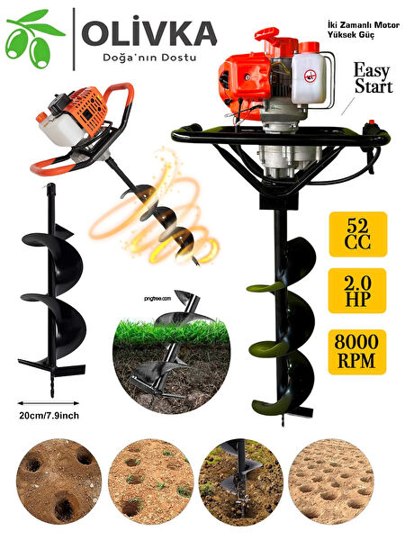 ROWERMAX Toprak Burgu Makinesi, Aksesuar