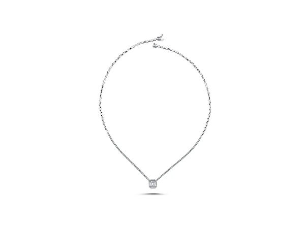 Safir Mücevher Altın Kolye