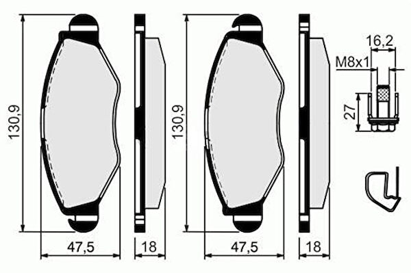 PEUGEOT ORJINAL Fren Balataları