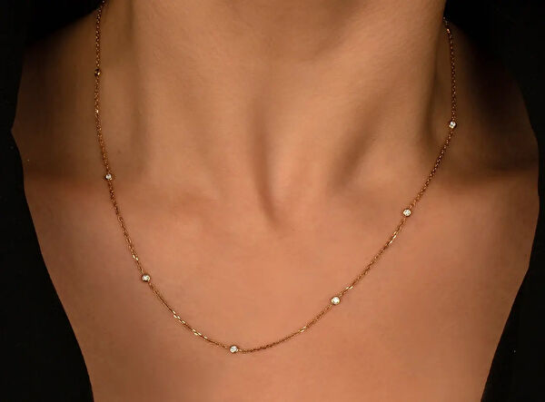 Safir Mücevher Altın Kolye