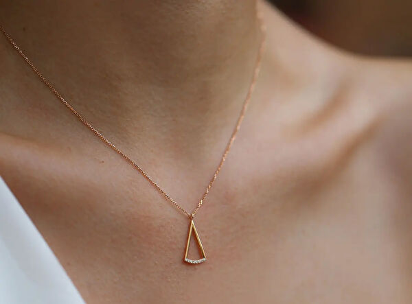 Safir Mücevher Altın Kolye