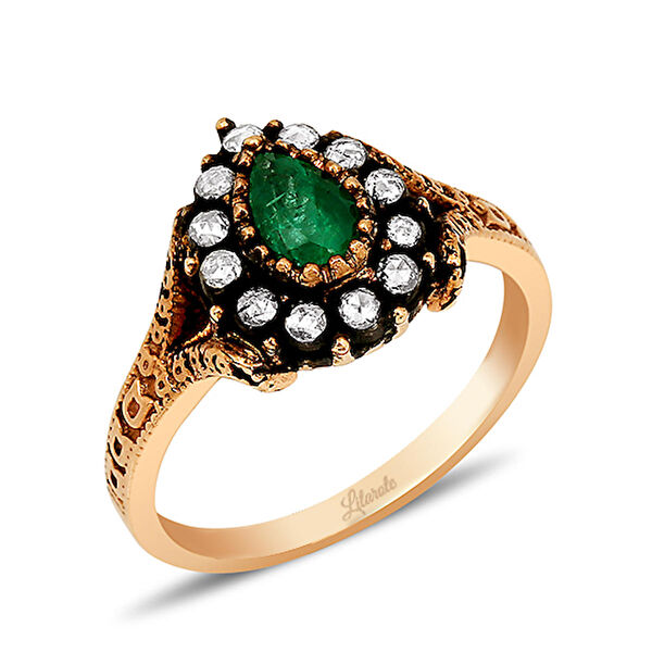 Lilarote Altın Yüzük