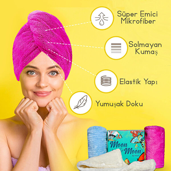 moon and moon by kurt El, Yüz, Saç Havlusu