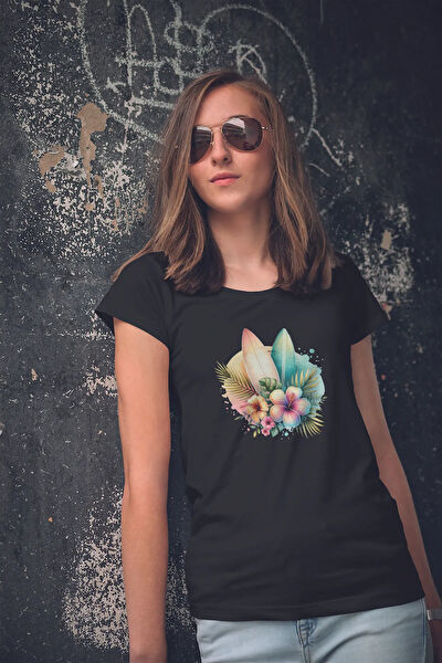 qoeuyl boutique Kadın Tişört