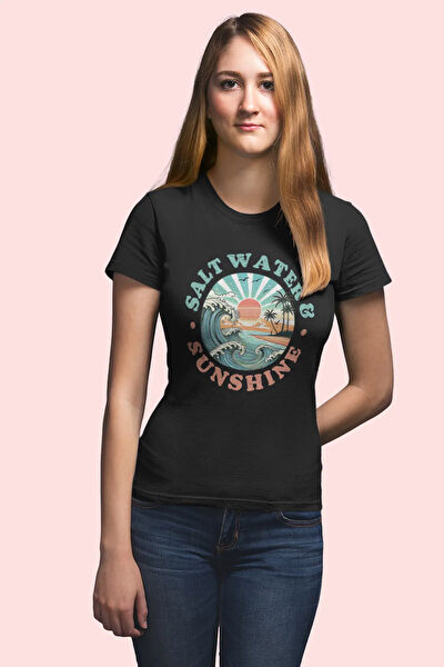 qoeuyl boutique Kadın Tişört