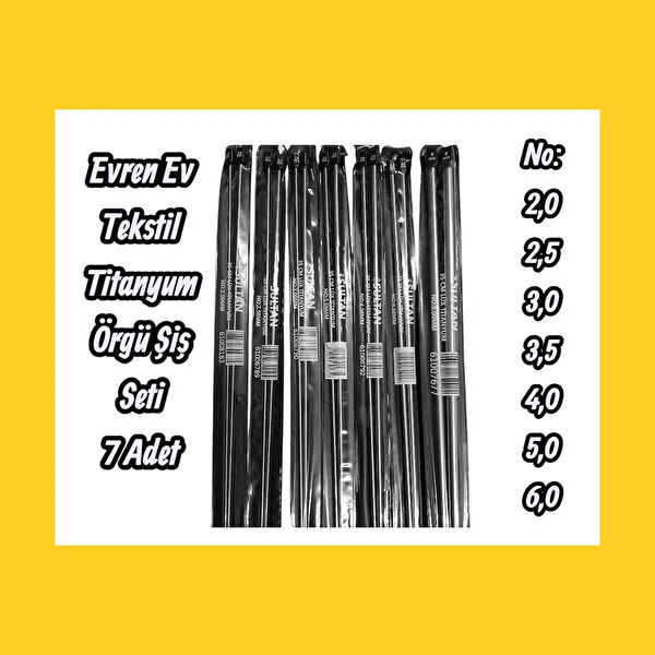 Evren Ev Tekstil Şiş, Tığ