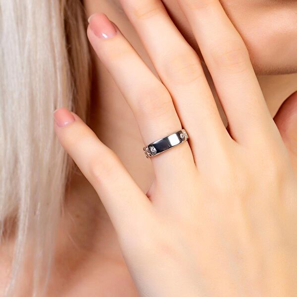 Gümüş Hediye Al Kadın Yüzük