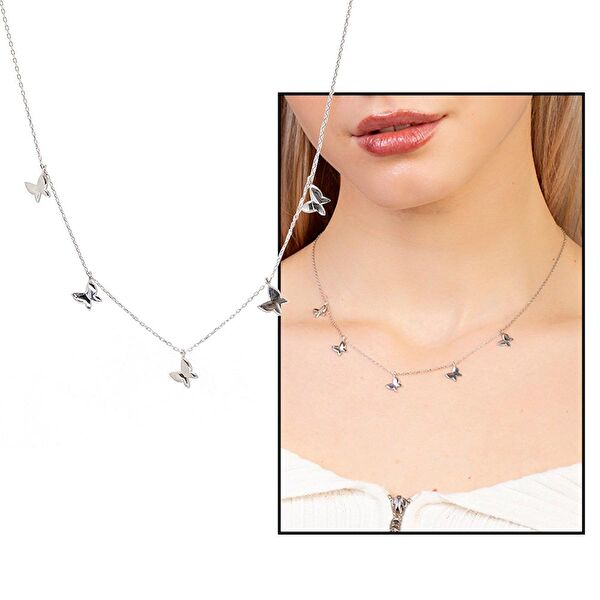 Gümüş Hediye Al Kolye