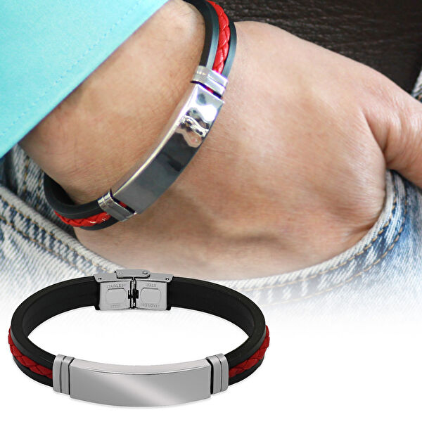 Gümüş Hediye Al Erkek Bileklik