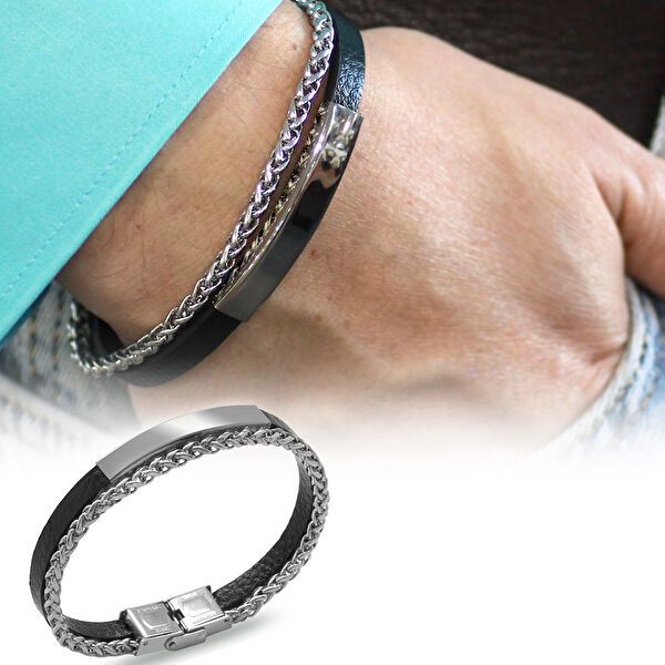 Gümüş Hediye Al Erkek Bileklik