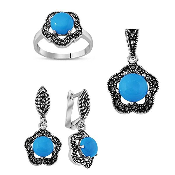 Gümüş Hediye Al Takı Seti