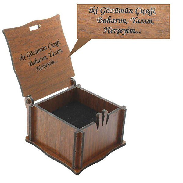 Gümüş Hediye Al Takı Kutusu, Standı