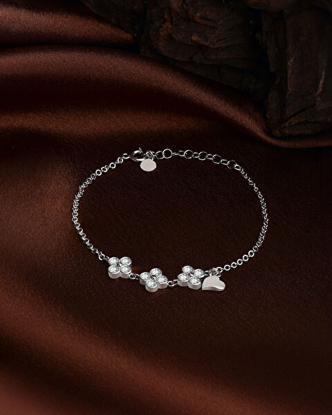 Roza Silver Bileklik