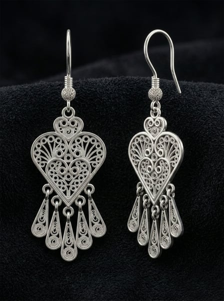 Roza Silver Küpe