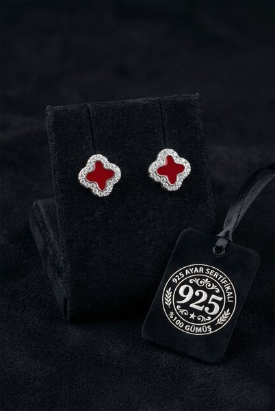 Roza Silver Küpe