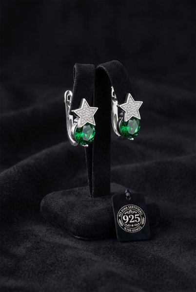 Roza Silver Küpe