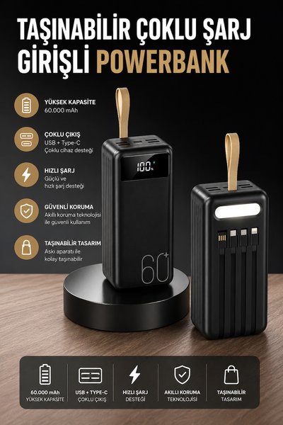 Renklime Powerbank, Taşınabilir Şarj Cihazı