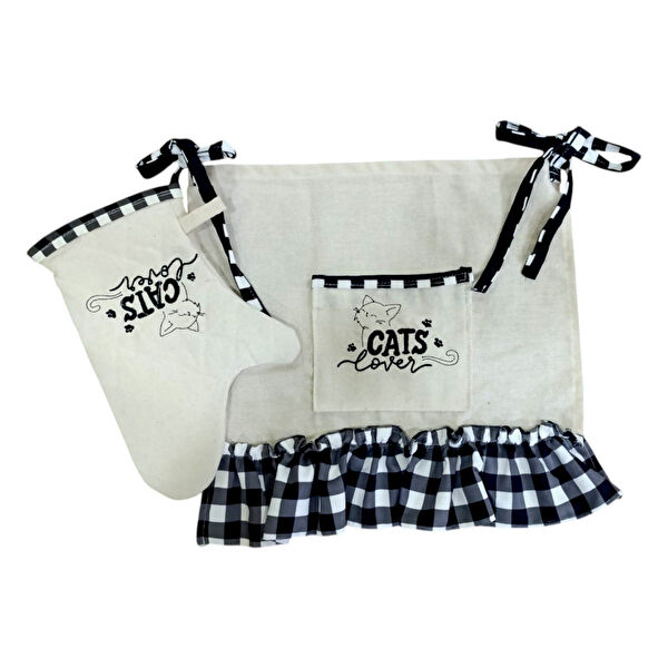 Sister Home Design Mutfak Önlük, Eldiven Seti