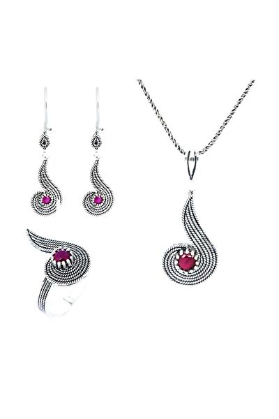 Sahra gümüş Takı Seti