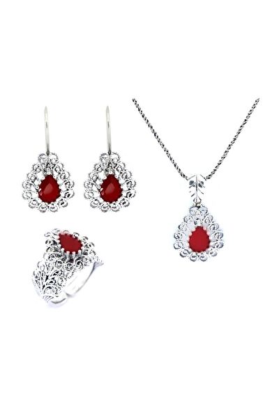 Sahra gümüş Takı Seti