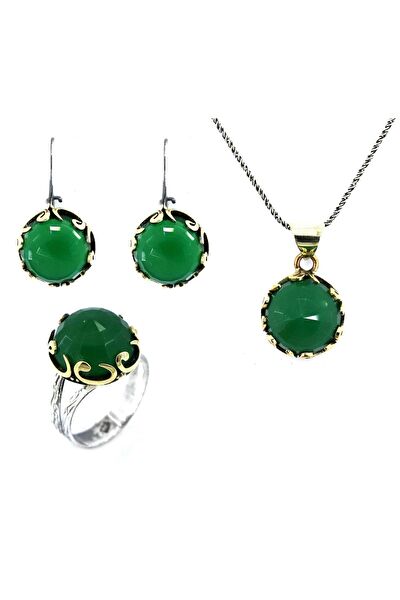 Sahra gümüş Takı Seti