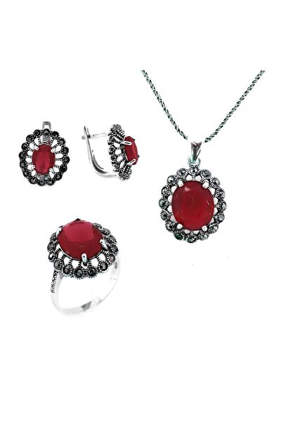 Sahra gümüş Takı Seti