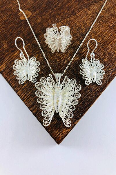 Sahra gümüş Takı Seti