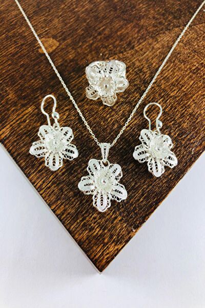 Sahra gümüş Takı Seti