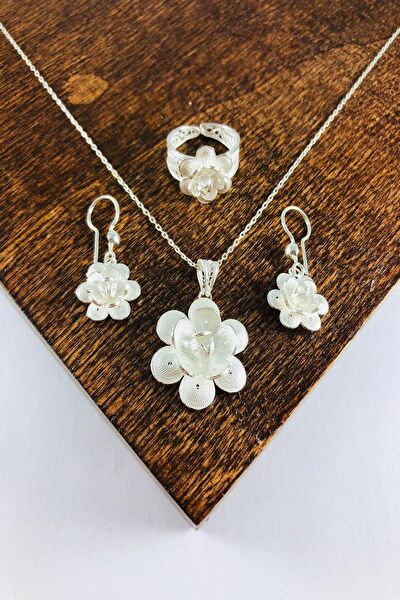 Sahra gümüş Takı Seti