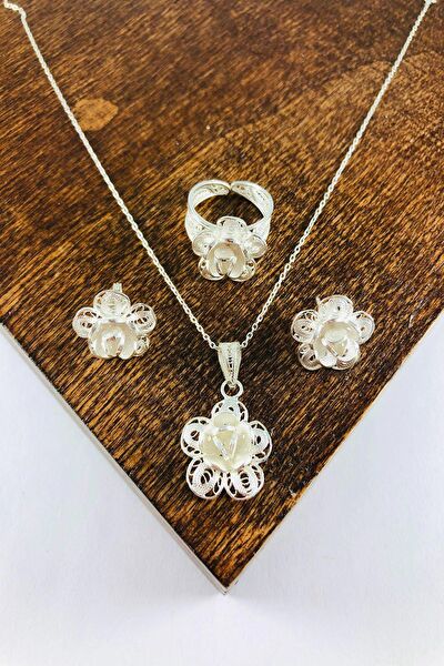 Sahra gümüş Takı Seti