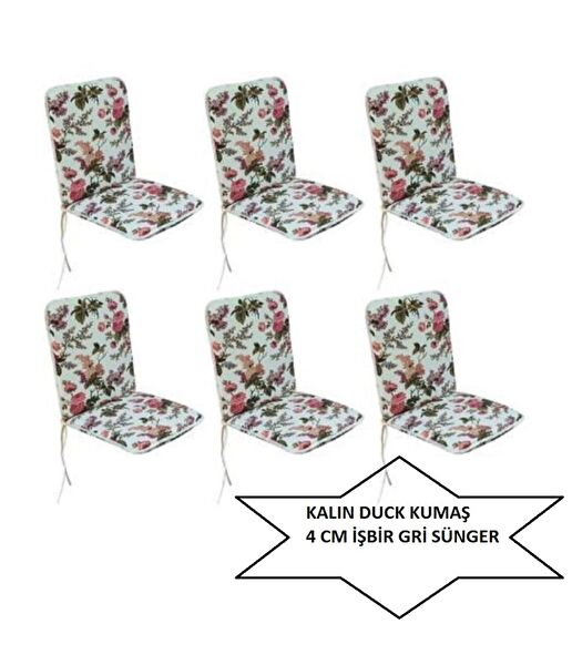 Mor Minder Sandalye Minderi