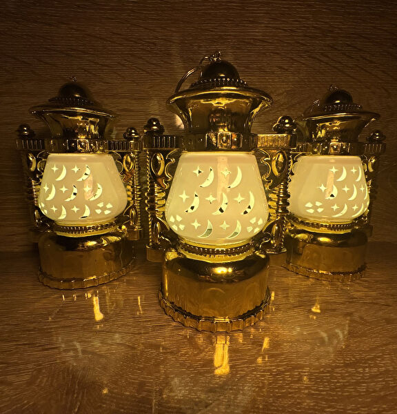 Sara Dekoratif Fener Mumluk