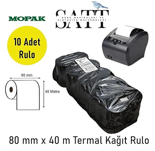 SATT BÜRO MAKİNALARI Termal Rulo