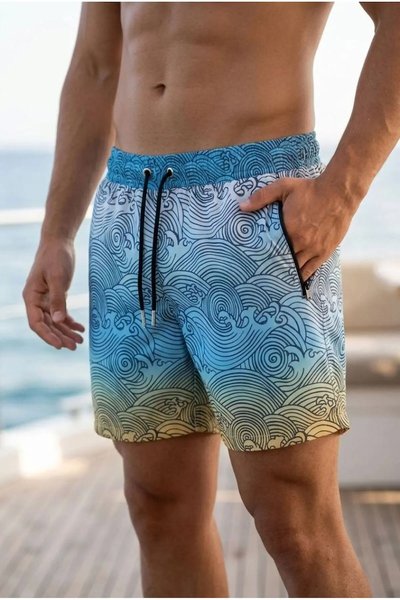 Yakamoz Moda Erkek Deniz Şortu, Mayo