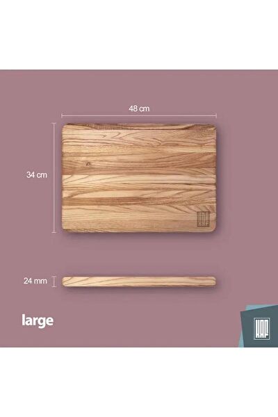 Kaf Ahşap Kesme Tahtası