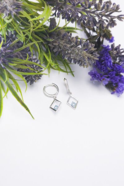 Sahra gümüş Küpe