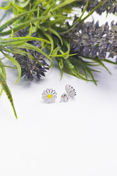 Sahra gümüş Küpe