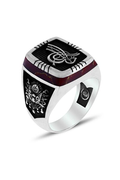 Sahra gümüş Erkek Yüzük