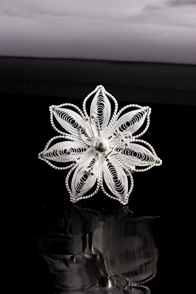 Sahra gümüş Broş, Yaka İğnesi, Rozet