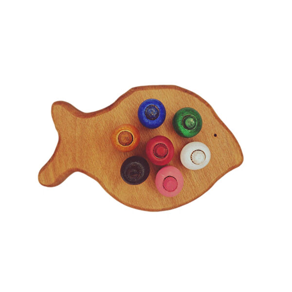 Sevimli Hayalet Ahşap Oyuncak